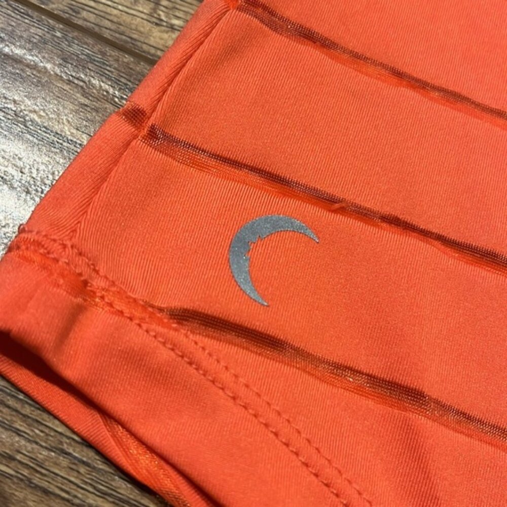 Zyia Active Havana Orange Striped Racerback Workout Tank Top Size M - Picture 6 of 7